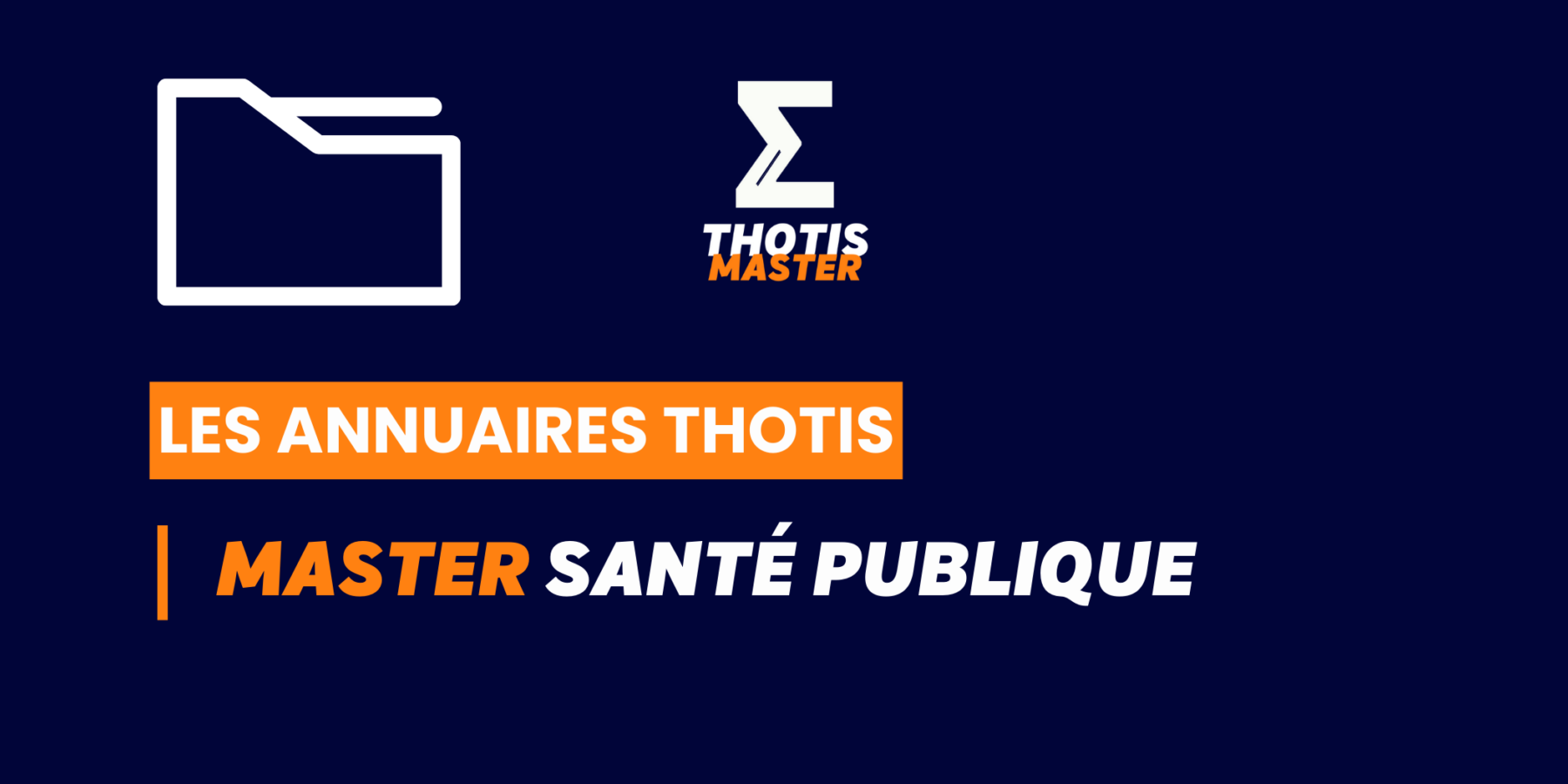 MASTER_Santé publique _Annuaire_Thotis