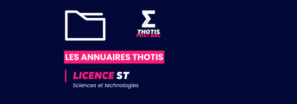 Annuaire Thotis - Licence Sciences et Technologies