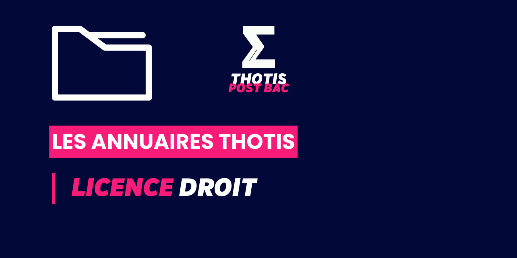 Annuaires Thotis – Licence Droit Annuaires Thotis - Licence Droit