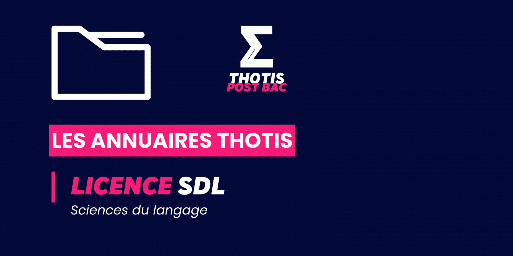 Annuaire Thotis – Licence Sciences du langage Annuaire Thotis - Licence Sciences du langage