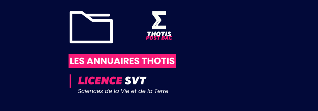 Annuaires Thotis - Licence SVT