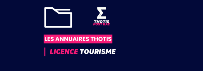 Annuaire Thotis - Licence Tourisme