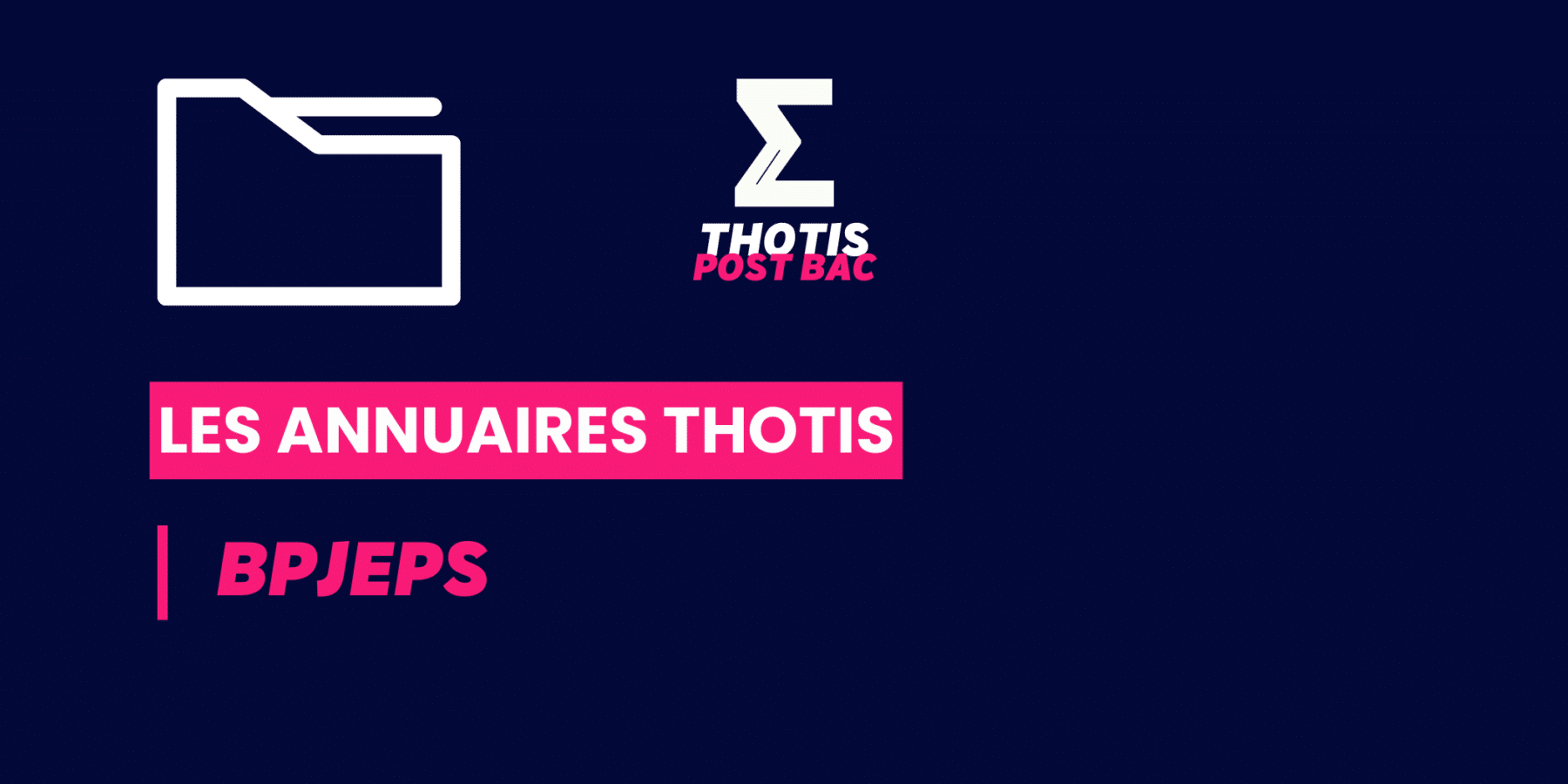 BPJEPS_Annuaire_Thotis BPJEPS_Annuaire_Thotis