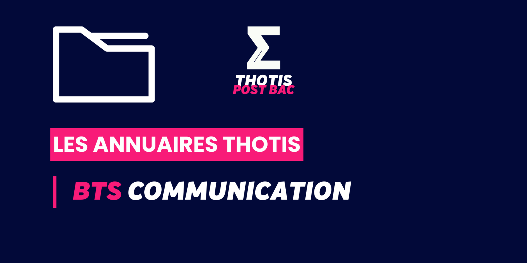 Annuaire Thotis – BTS Communication Annuaire Thotis - BTS Communication