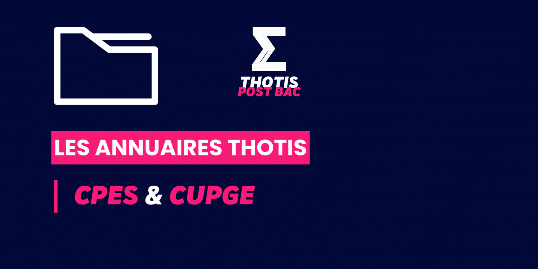 CPES_CUPGE_Annuaire_Thotis CPES_CUPGE_Annuaire_Thotis