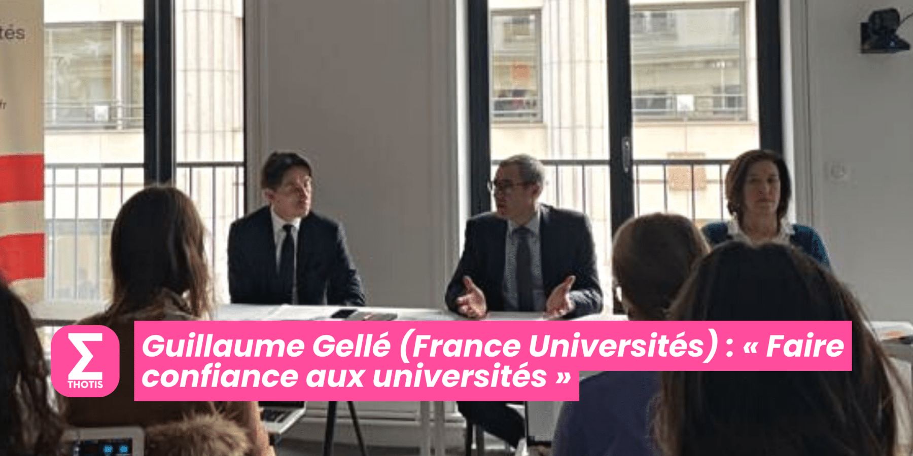 Guillaume Gellé (France Universités) « Faire confiance aux universités » Guillaume Gellé (France Universités) « Faire confiance aux universités »