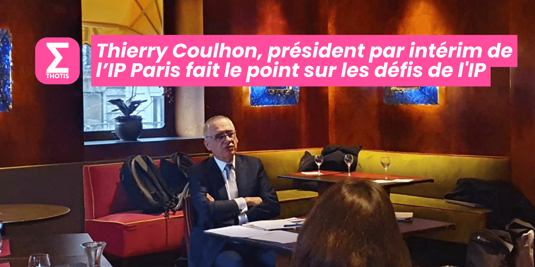 Thierry Coulhon, président par intérim de l’IP Paris fait le point sur les défis de l’IP Thierry Coulhon, président par intérim de l’IP Paris fait le point sur les défis de l'IP