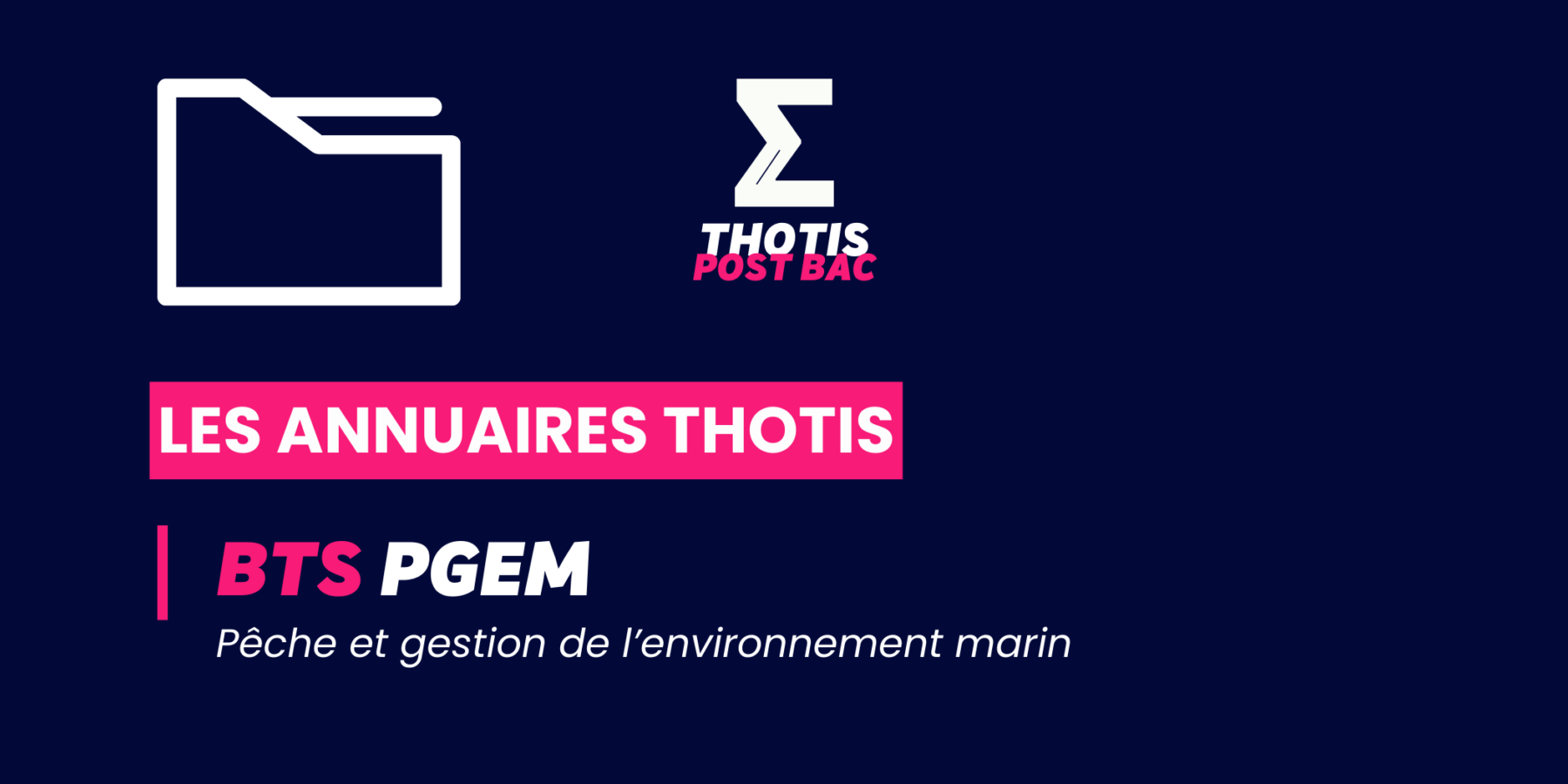 Annuaire Thotis - BTS PGEM
