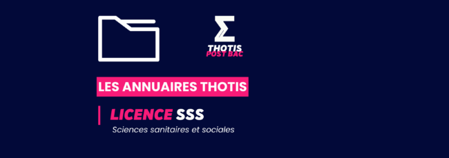 Annuaire Thotis - Licence sciences sanitaires et sociales
