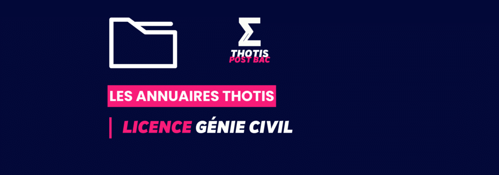 Annuaire Thotis - Licence Génie Civil