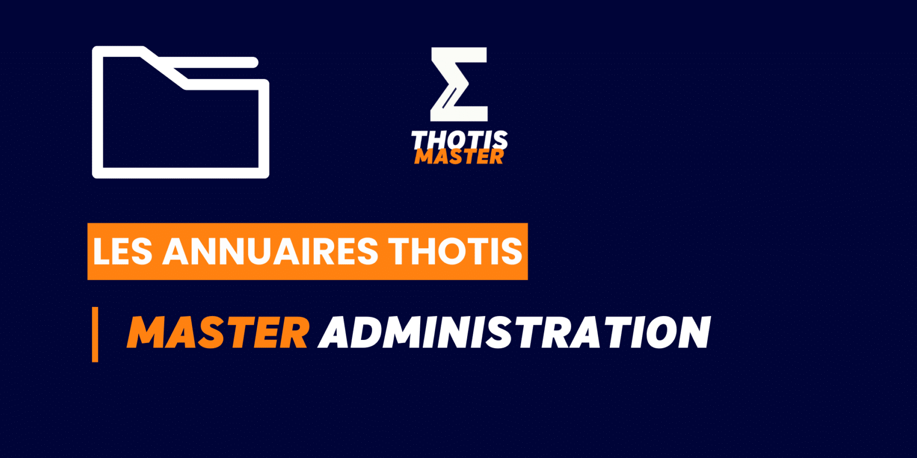 MASTER_Administration_Annuaire_Thotis MASTER_Administration_Annuaire_Thotis