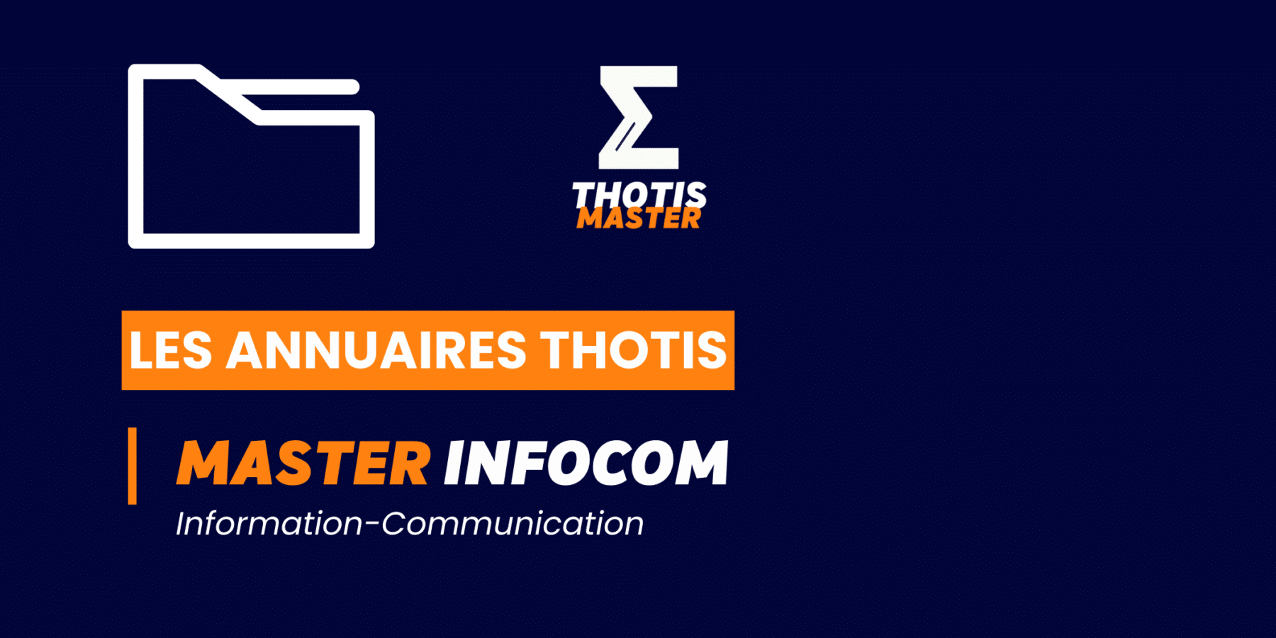 MASTER_INFOCOM_Annuaire_Thotis MASTER_INFOCOM_Annuaire_Thotis