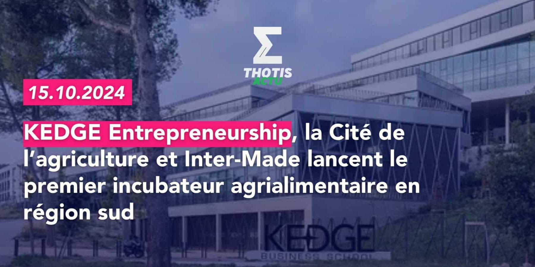 Kedge entrepreneurship Luminy