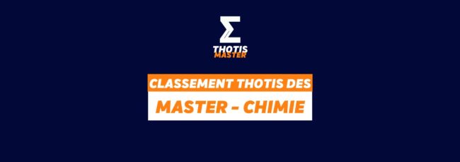Classement Master Chimie