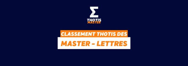 Classement Master – Lettres Classement Master Lettres
