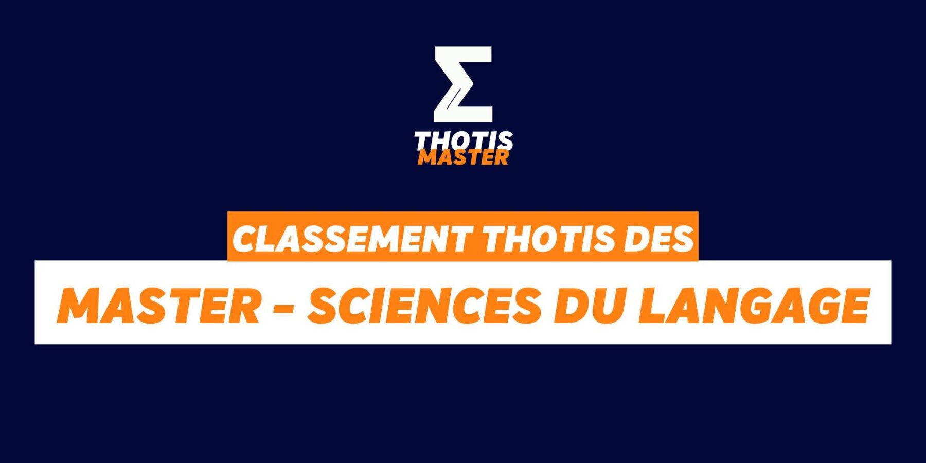 Classement Master – SDL Classement Master SDL