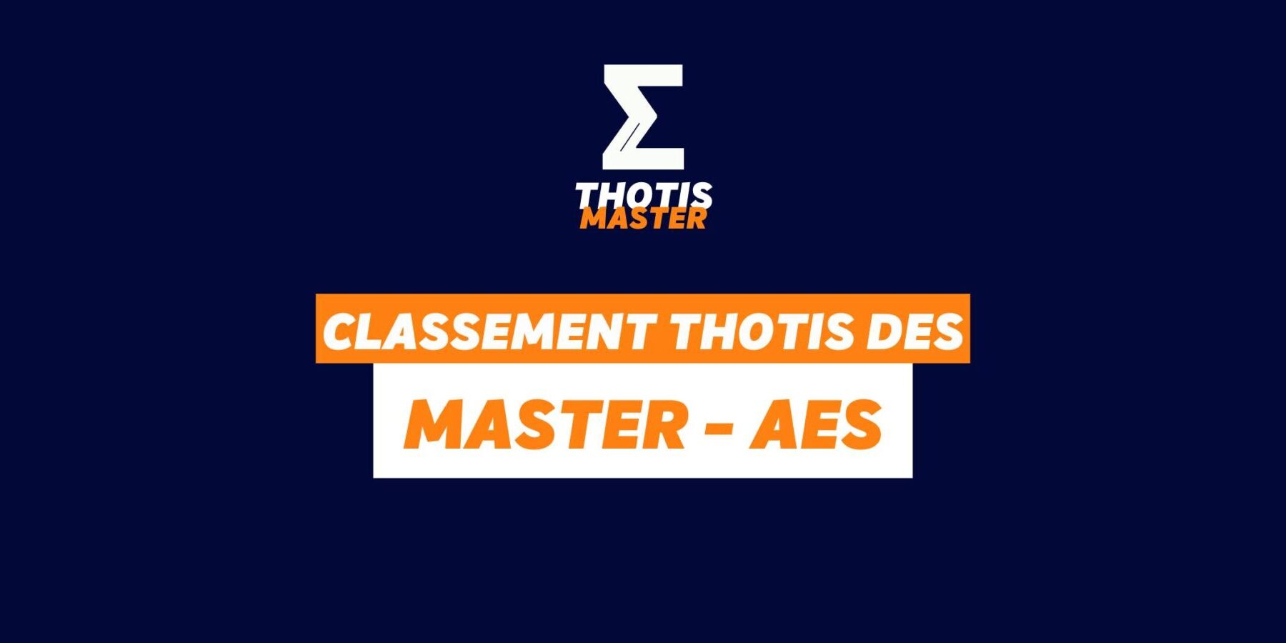 Classement Master AES
