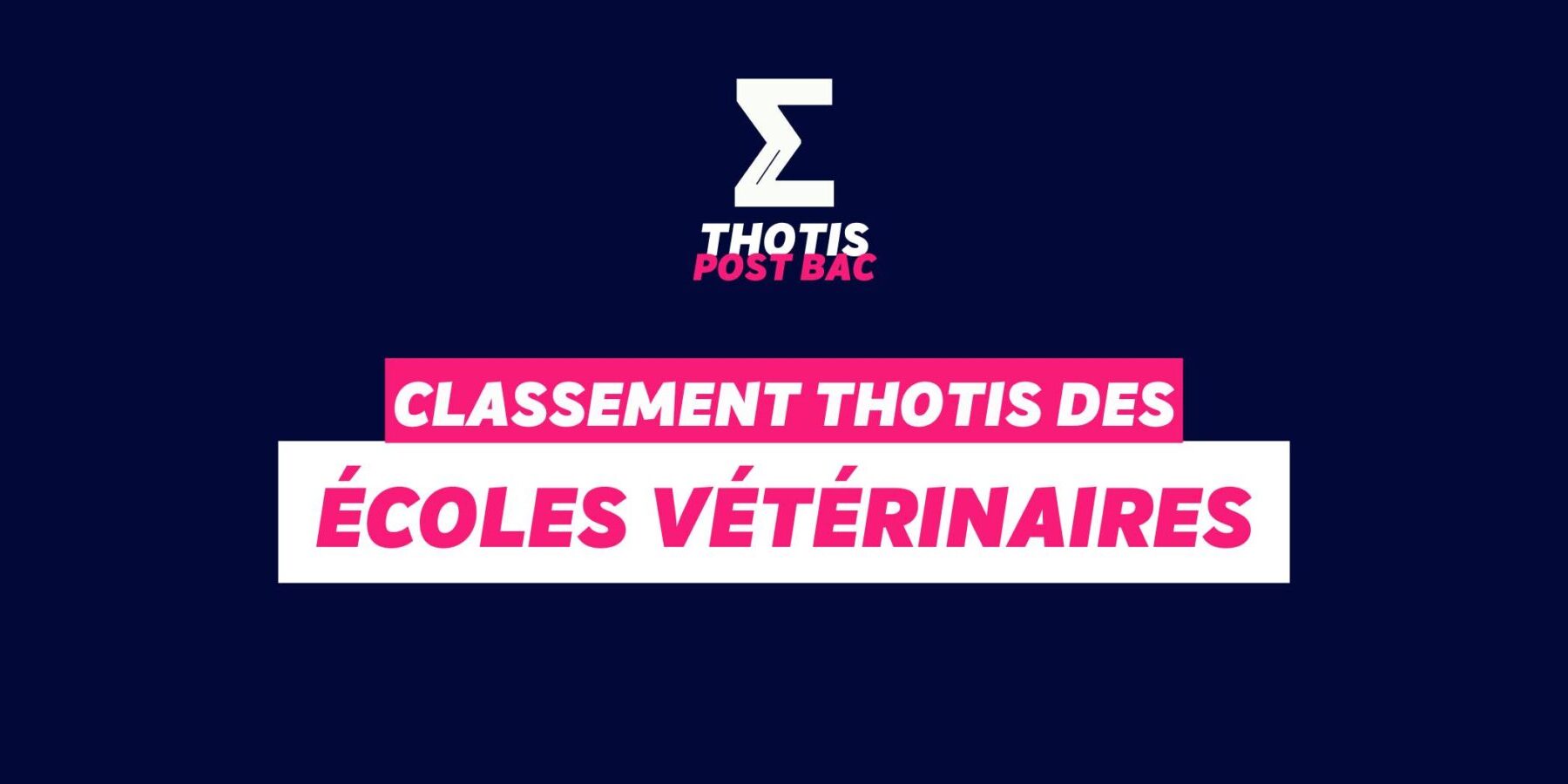 Classement ecoles veto