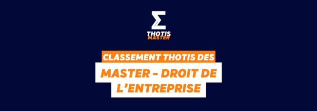 Classement Master Droit de l'entreprise