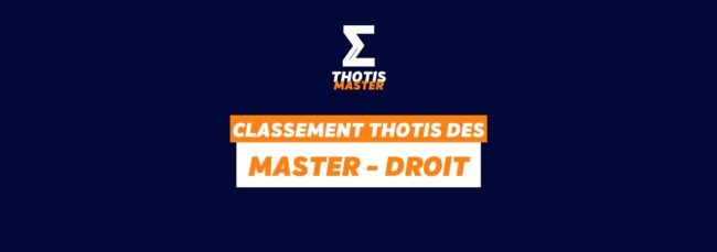 Classement Master – droit Classement Master droit