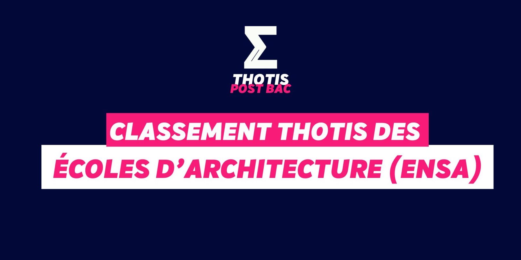 Classement école d’architecture Classement école d'architecture