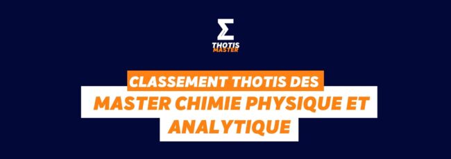 Masters chimie physique et analytique classement