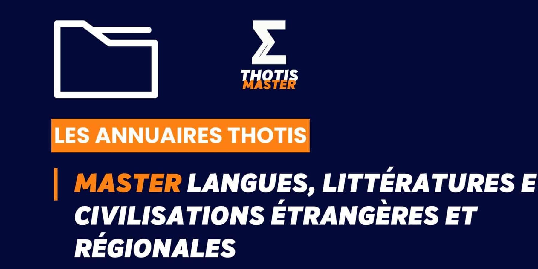 Annuaire – Master LLCER Annuaire Master LLCER