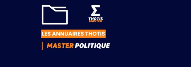 Thotis Annuaire – Master politique (1) Thotis Annuaire - Master politique (1)