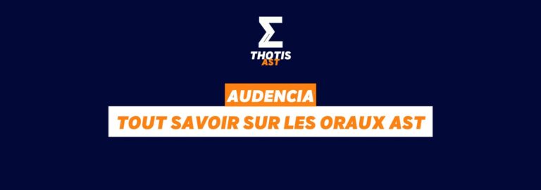Audencia oraux AST