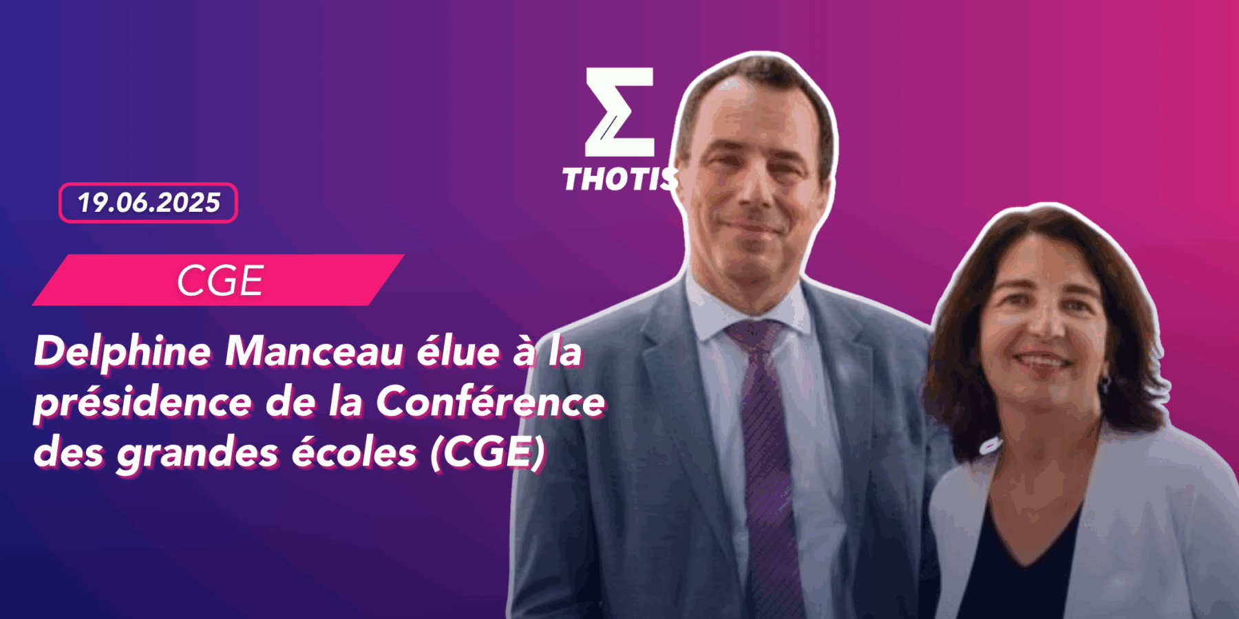 Delphine Manceau élue présidente de la CGE