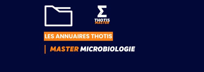 Thotis Annuaire – Master Microbiologie Thotis Annuaire - Master Microbiologie