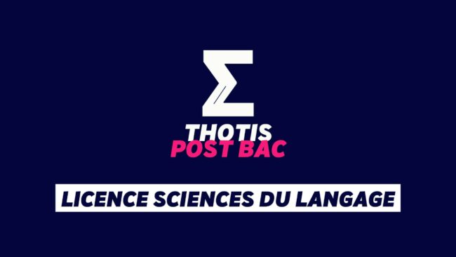 Licence Sciences du langage Licence Sciences du langage