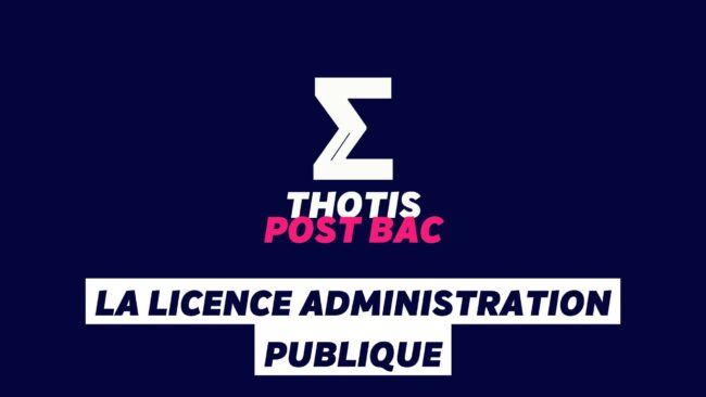 La licence Administration publique