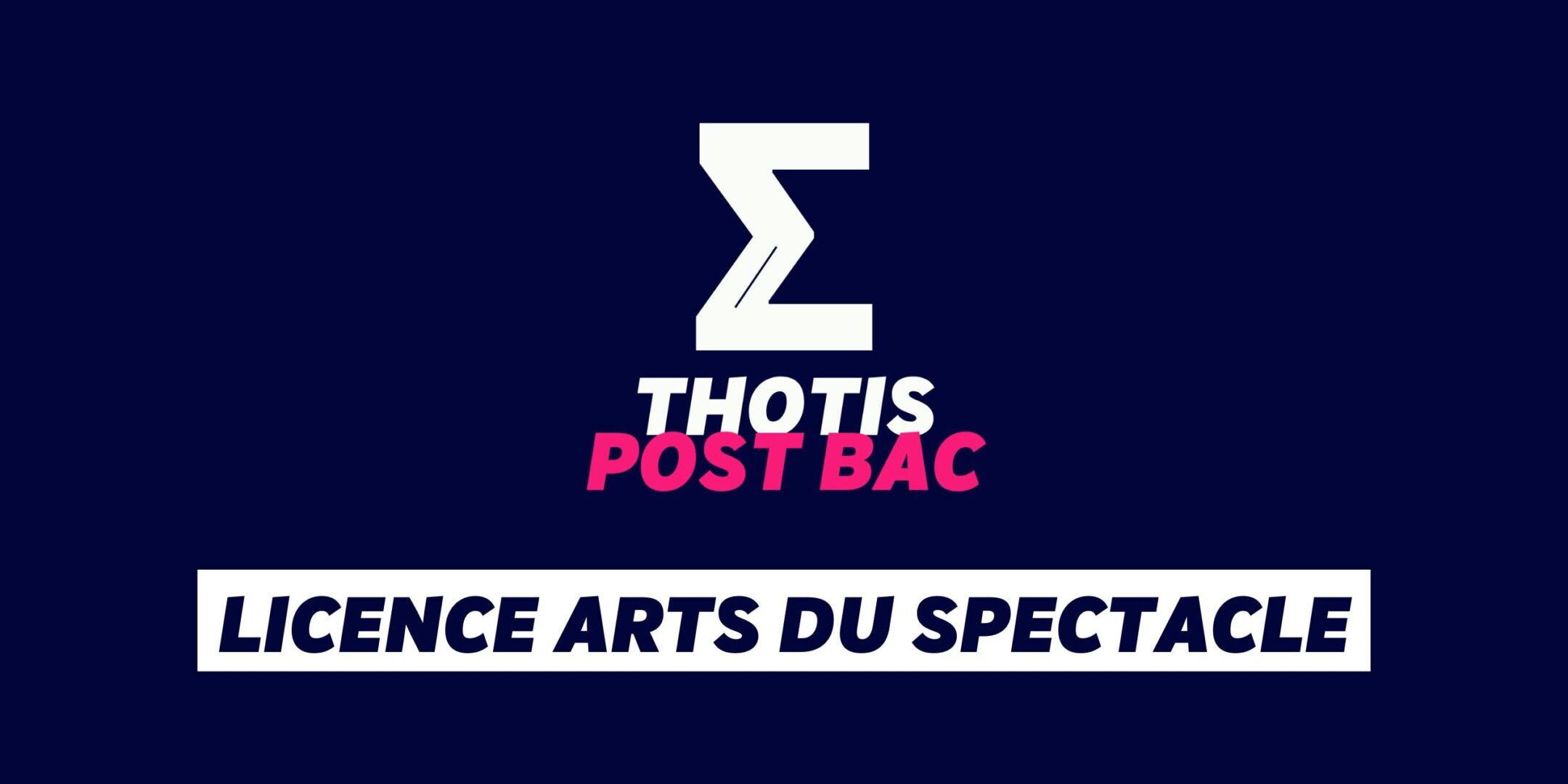 Licence Arts du spectacle Licence Arts du spectacle