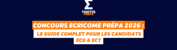Concours ECRICOME PRÉPAS 2026