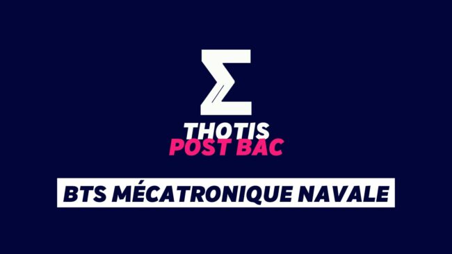 BTS Mécatronique Navale