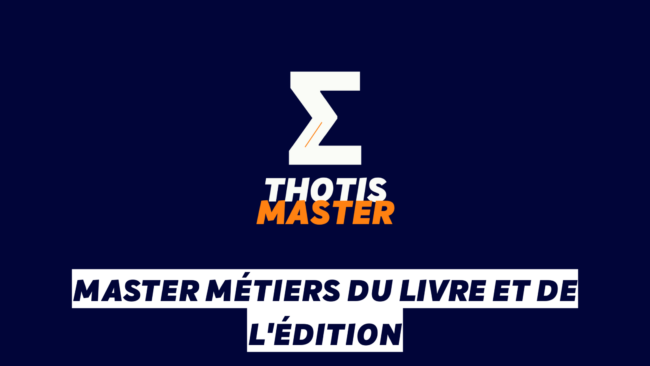 Master Métiers du livre et de l'édition
