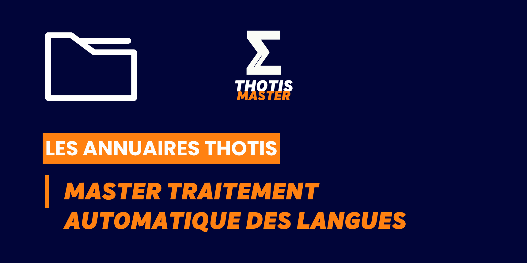 Annuaire Master Traitement automatique des langues Annuaire Master Traitement automatique des langues
