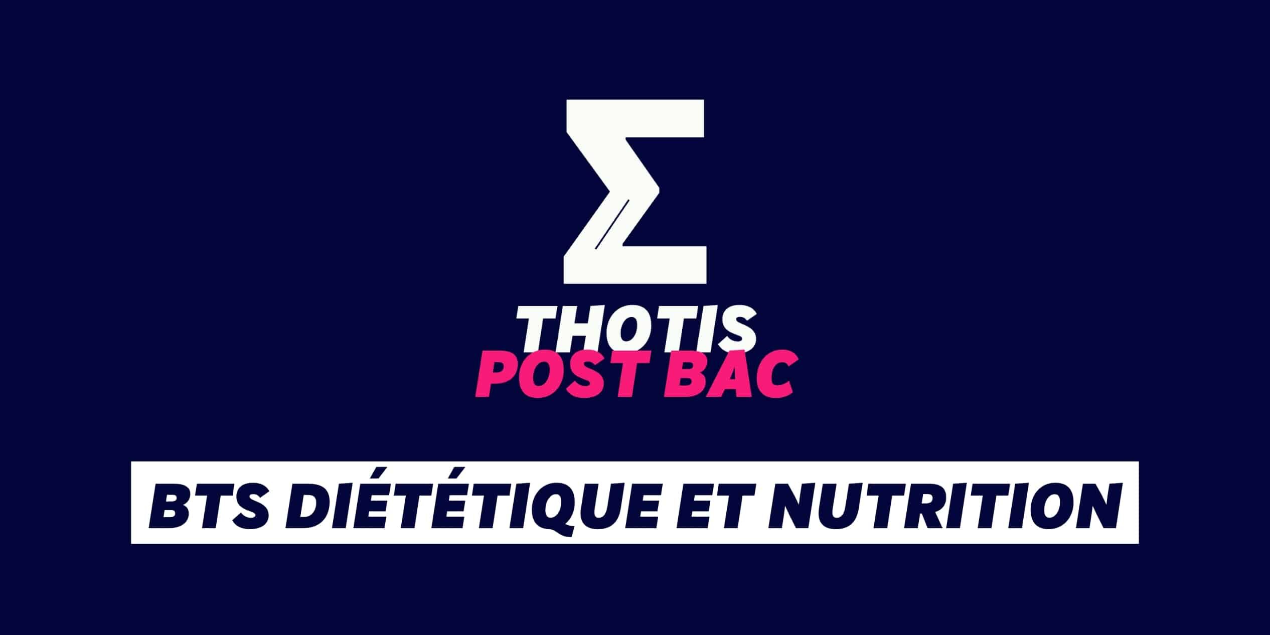 BTS dietetique et nutrition