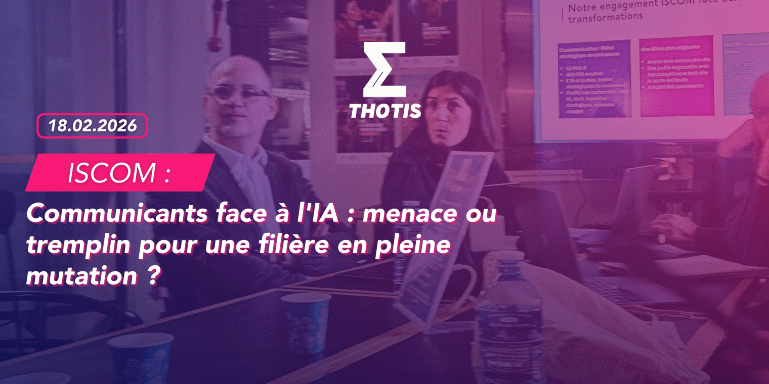 ISCOM Communicants face à l’IA menace ou tremplin pour une filière en pleine mutation ISCOM Communicants face à l'IA menace ou tremplin pour une filière en pleine mutation