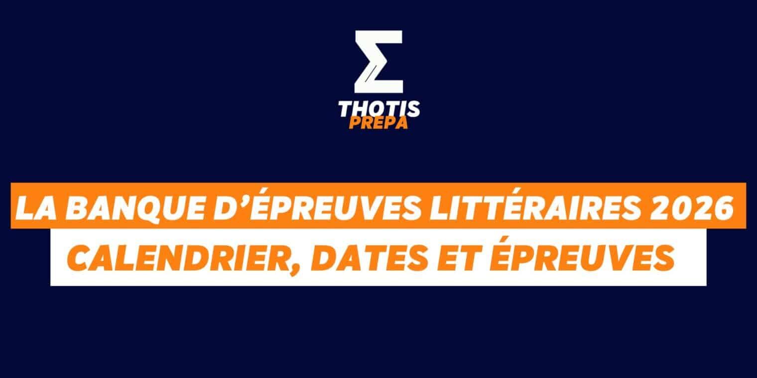 La bel (banque d’Épreuves littéraires) 2026 2