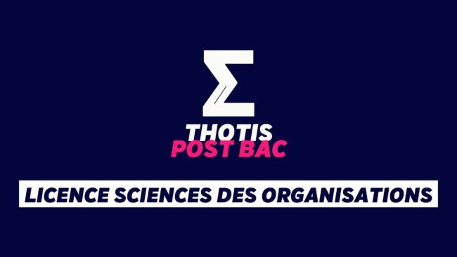 Licence Sciences des Organisations Licence Sciences des Organisations