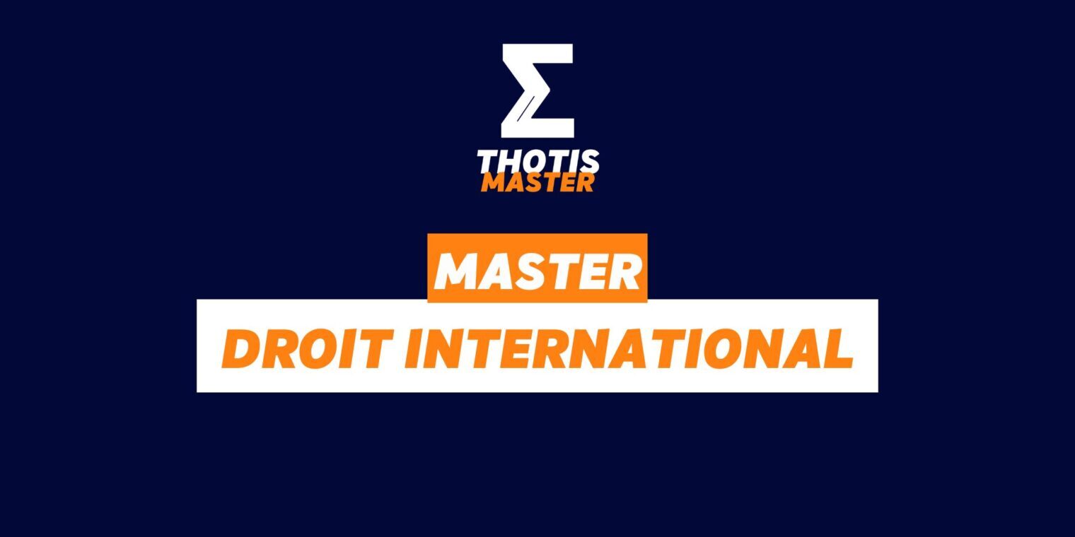 Master droit international