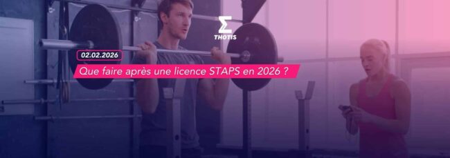 Que faire après une licence STAPS en 2026 Que faire après une licence STAPS en 2026