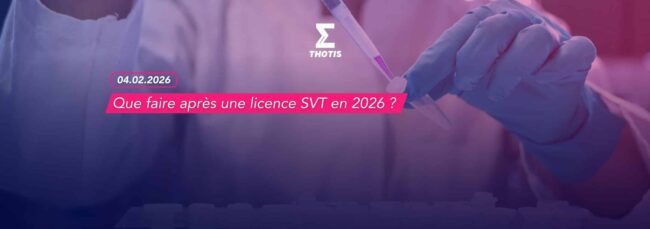 Que faire après une licence SVT en 2026