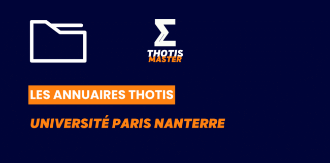 Annuaire Université Paris Nanterre