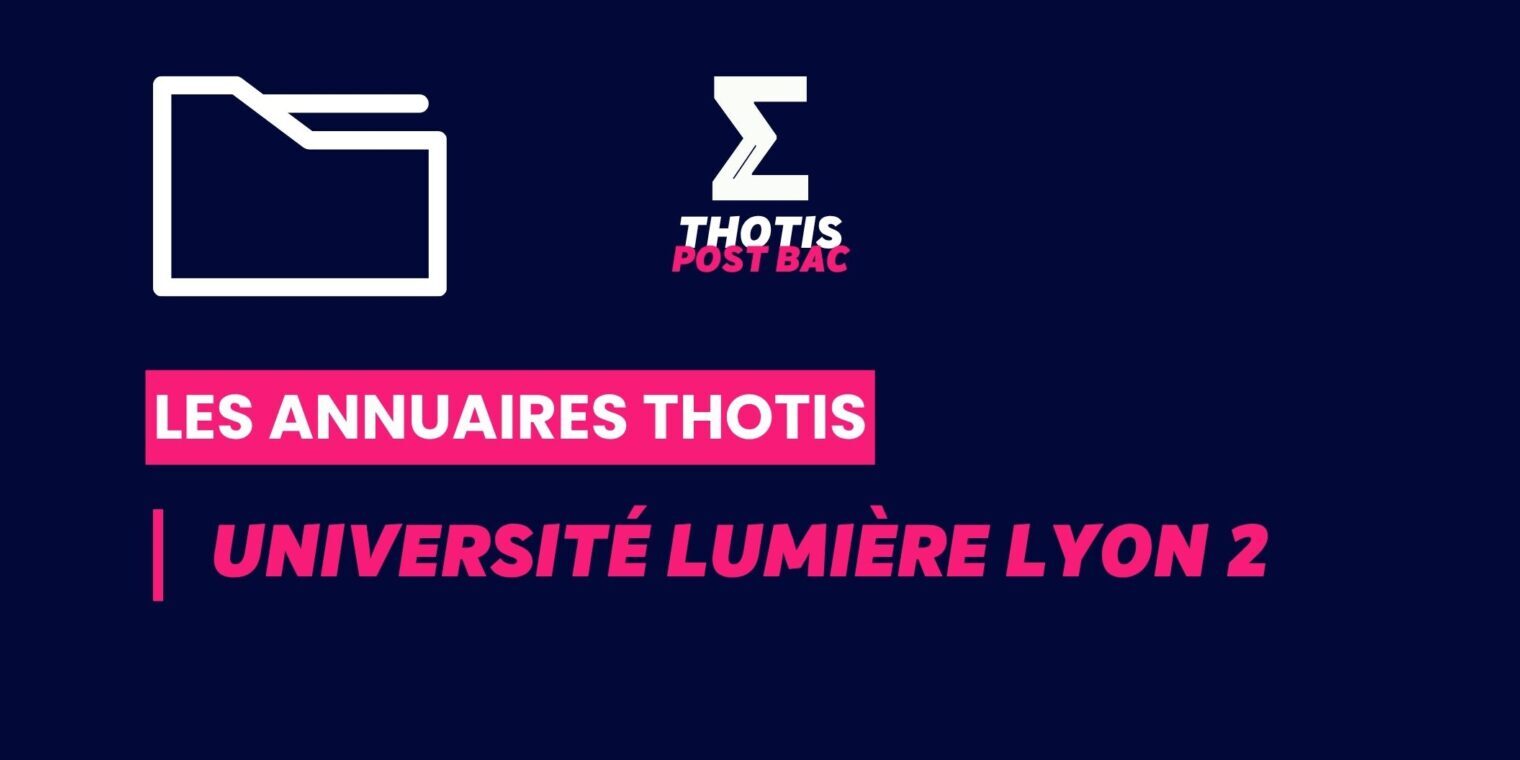 Annuaires Thotis – Université Lumière Lyon 2 Annuaires Thotis - Université Lumière Lyon 2