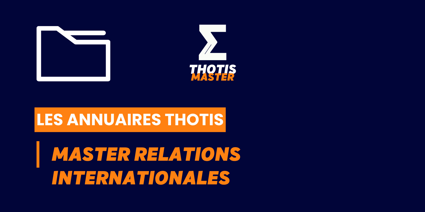 Annuaire Master Relations internationales