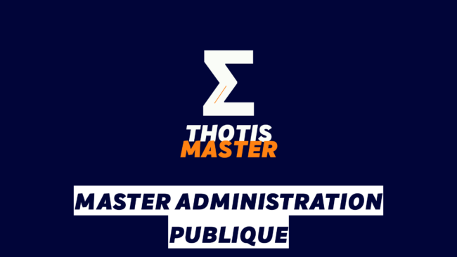 Master Administration publique