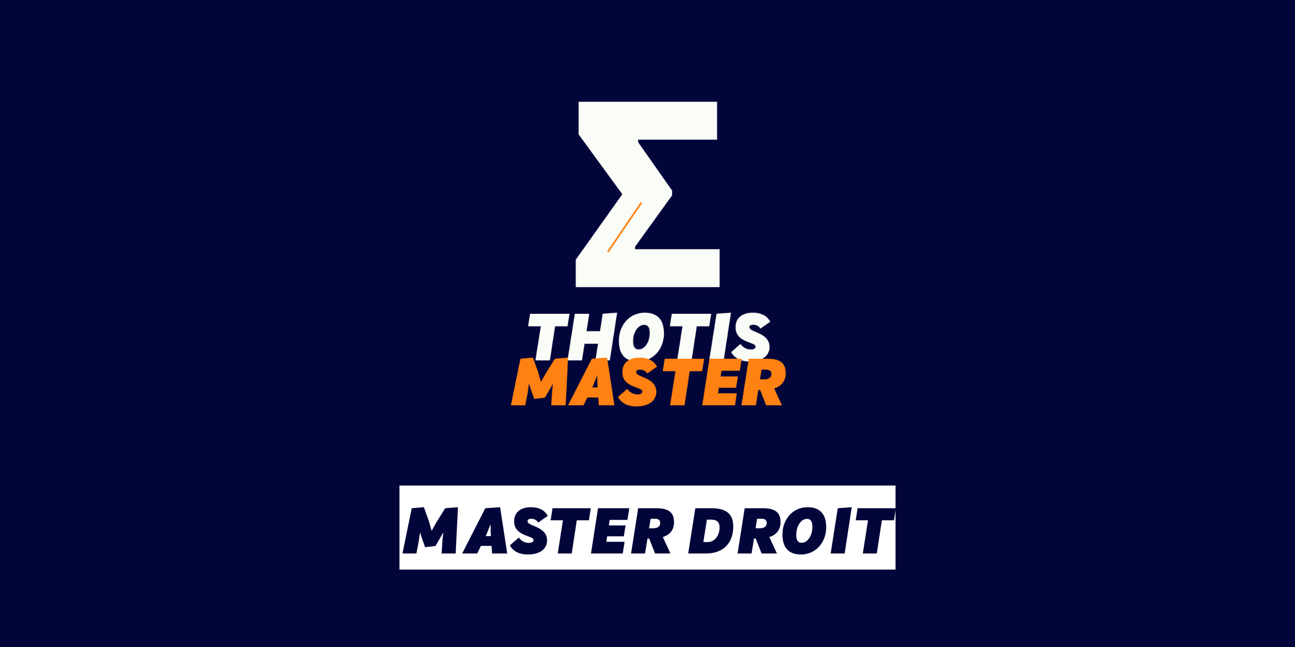 Master Droit